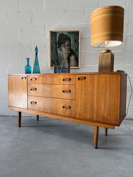 Short Vintage Mid Century Sideboard By Nathan