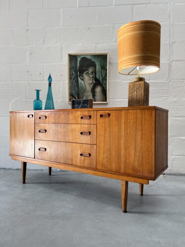 Short Vintage Mid Century Sideboard By Nathan