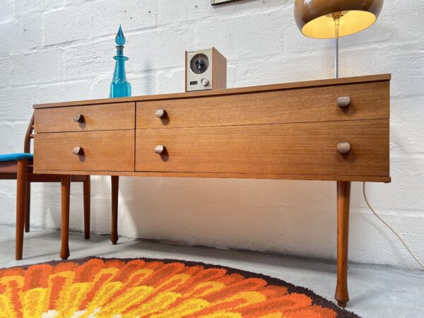 Vintage Teak Avalon Small Sideboard / Chest of Drawers