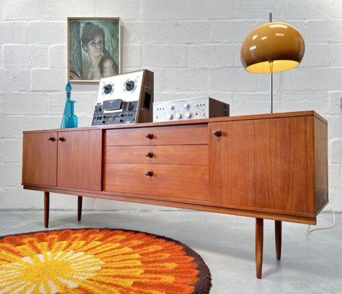 Vintage 1960s Avalon Long Sideboard 