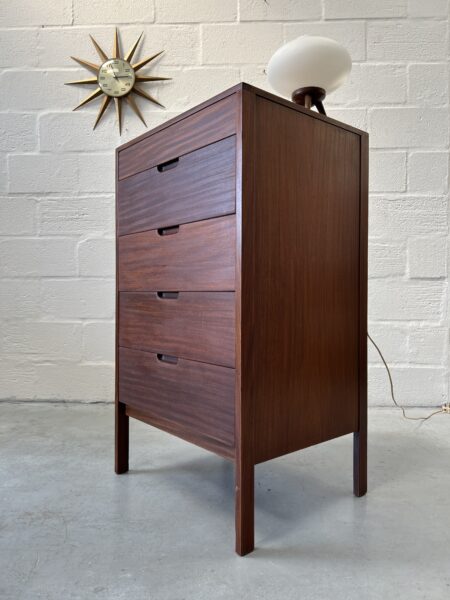 Mid Century Richard Hornby Afromosia Tallboy for Fyne Ladye