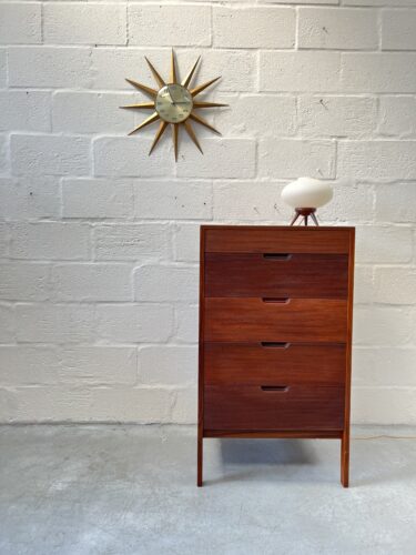 Mid Century Richard Hornby Afromosia Tallboy for Fyne Ladye