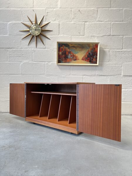 Vintage Dynatron Vinyl Record Cabinet