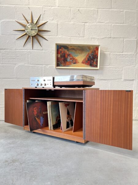 Vintage Dynatron Vinyl Record Cabinet