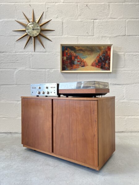 Vintage Dynatron Vinyl Record Cabinet