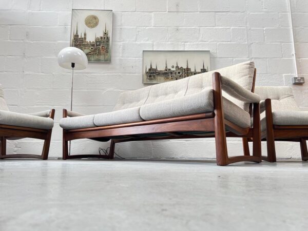 Original Mid Century 'Virginia' Three Piece Suite by Guy Rogers