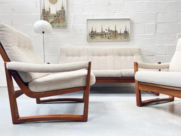 Original Mid Century 'Virginia' Three Piece Suite by Guy Rogers