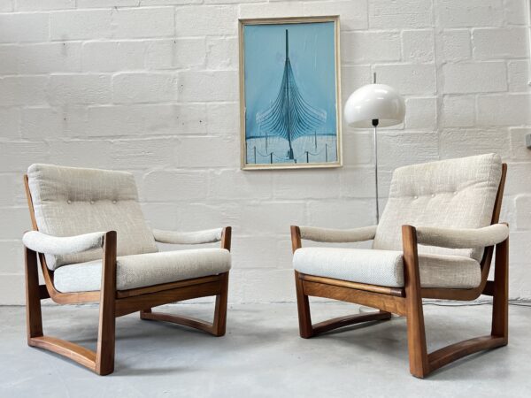 Original Mid Century 'Virginia' Three Piece Suite by Guy Rogers