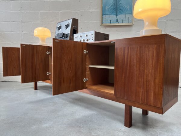 IB Kofod Larsen Long Teak Sideboard for Seffle