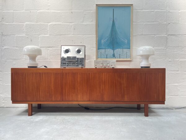 IB Kofod Larsen Long Teak Sideboard for Seffle