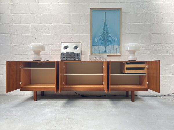 IB Kofod Larsen Long Teak Sideboard for Seffle