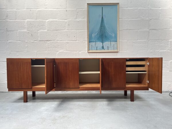 IB Kofod Larsen Long Teak Sideboard for Seffle