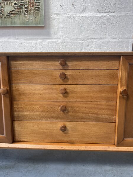 1950s Scandart Golden Elm Sideboard 