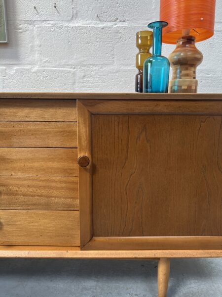 1950s Scandart Golden Elm Sideboard 