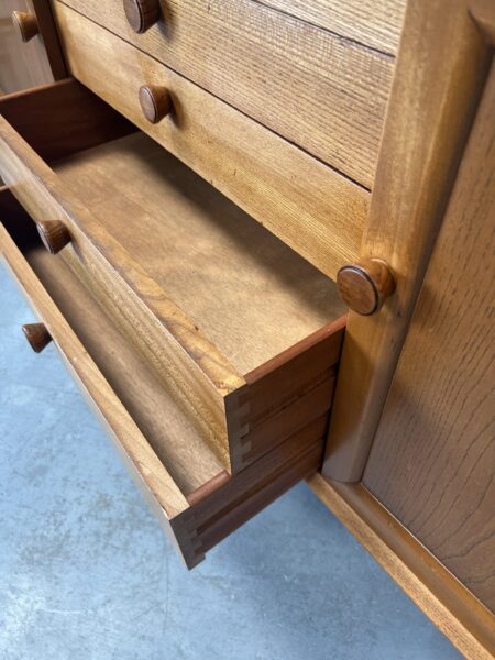 1950s Scandart Golden Elm Sideboard 