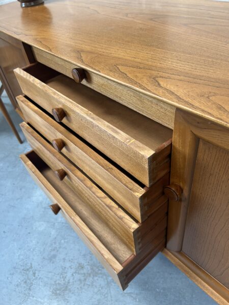 1950s Scandart Golden Elm Sideboard 