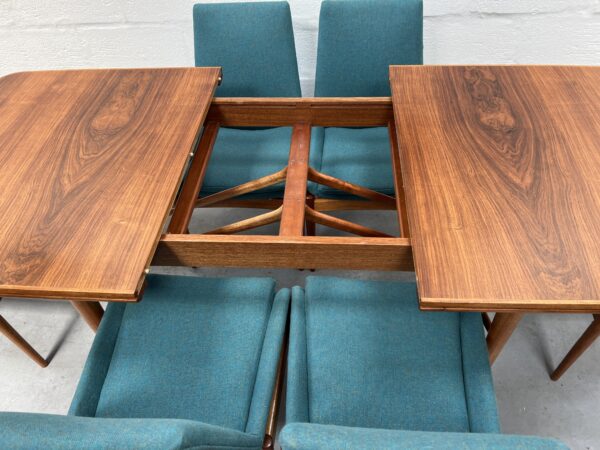 Vintage Archie Shine 'Hamilton' Range Dining Table and 6 Chairs
