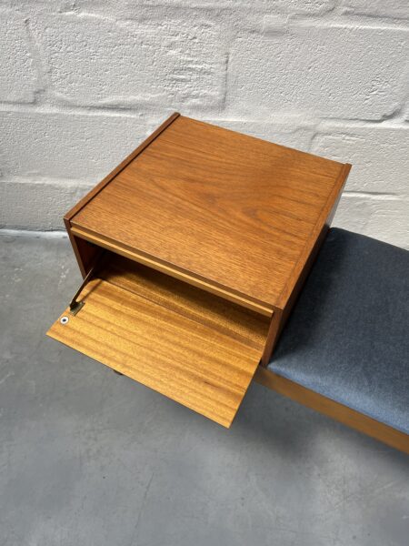 Retro Chippy Telephone Hall Table with Seat 