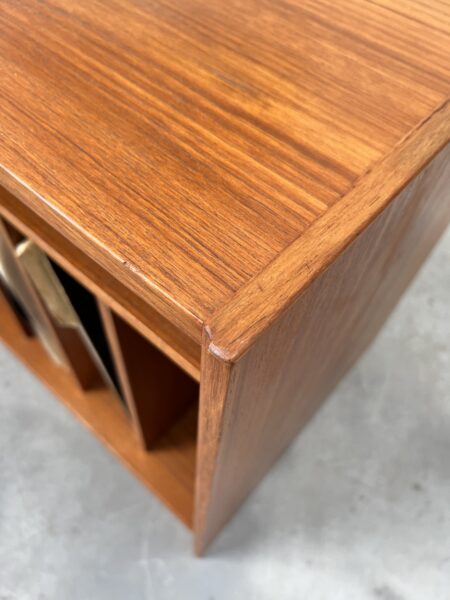 Retro Danish Design Teak Vinyl Record Cabinet