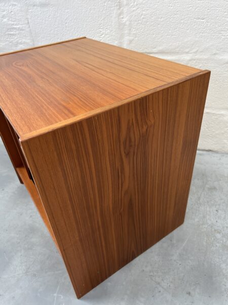 Retro Danish Design Teak Vinyl Record Cabinet