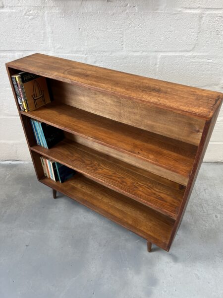 Vintage Rustic Oak Bookcase