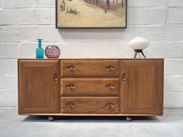 1960s Mid Century Vintage Ercol 455 Blonde Sideboard  