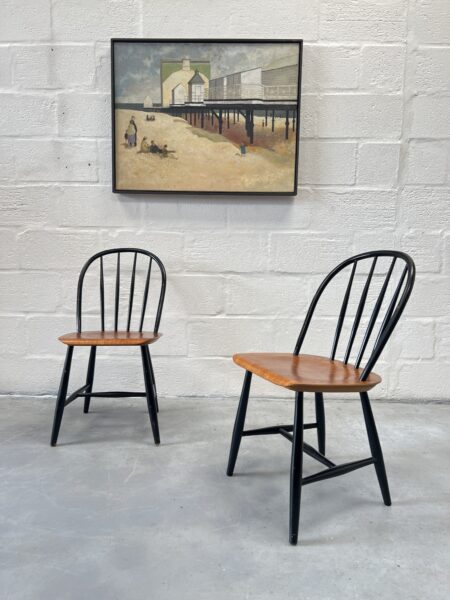 Pair of Vintage Pinnstol Dining Chair by Nesto, Nässjö