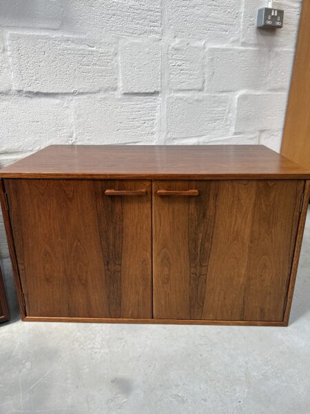 Set of 3 Danish Rosewood Feldballes Mobelfabrik Wall Units, 1970s