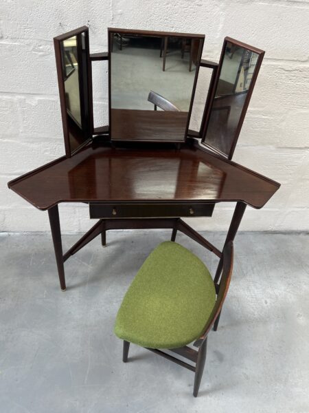 Mid Century Greaves & Thomas Dressing Table & Chair