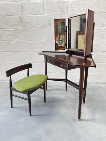 Mid Century Greaves & Thomas Dressing Table & Chair