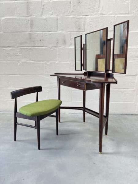 Mid Century Greaves & Thomas Dressing Table & Chair