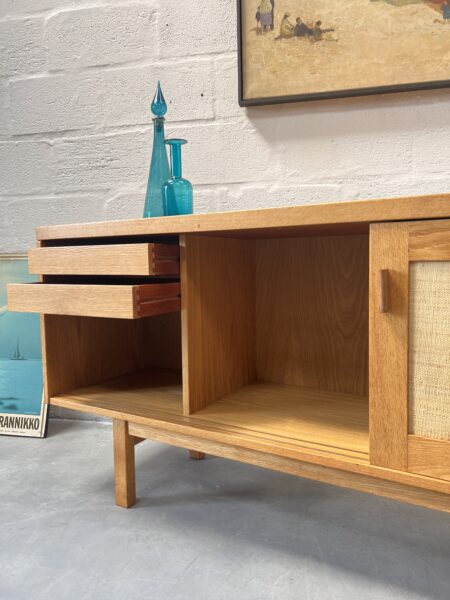 1980s Vintage Litton Rush Fronted Sideboard