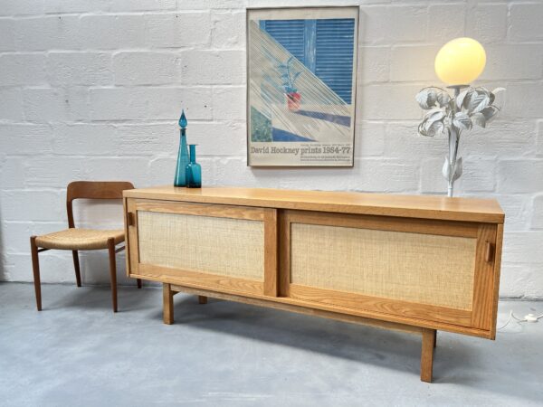 1980s Vintage Litton Rush Fronted Sideboard