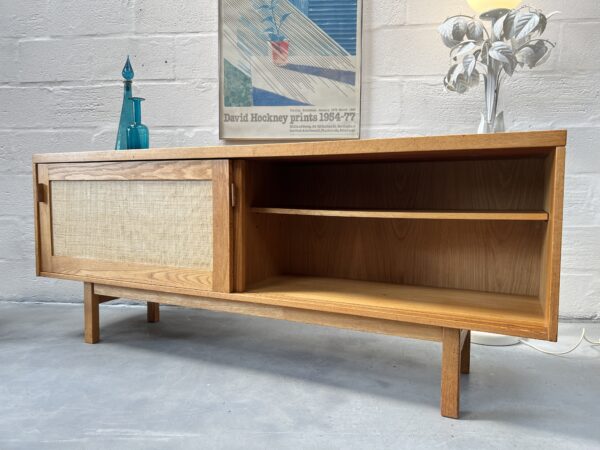 1980s Vintage Litton Rush Fronted Sideboard