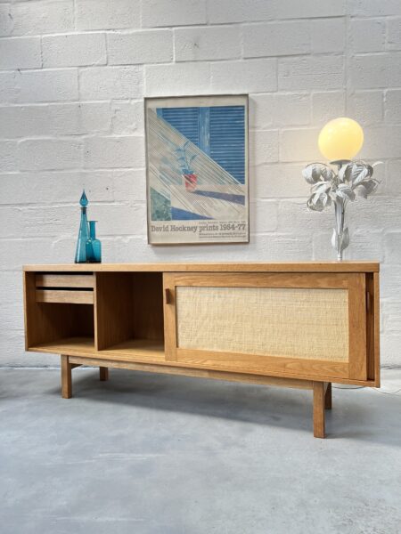 1980s Vintage Litton Rush Fronted Sideboard