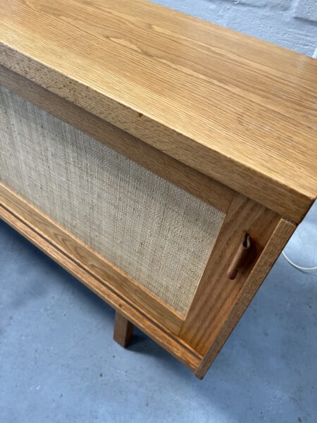 1980s Vintage Litton Rush Fronted Sideboard