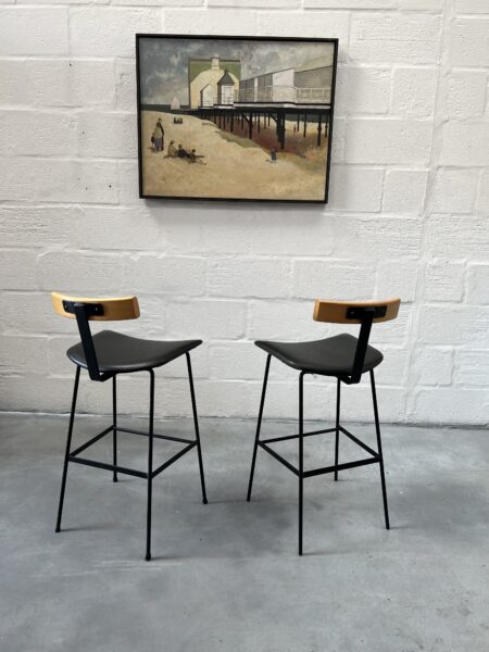 Pair of  'Program' Stools Designed by Frank Guille for Kandya, 1958