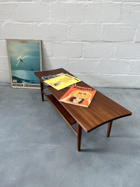 Vintage Afromosia Richard Hornby Two-Tier Coffee Table 