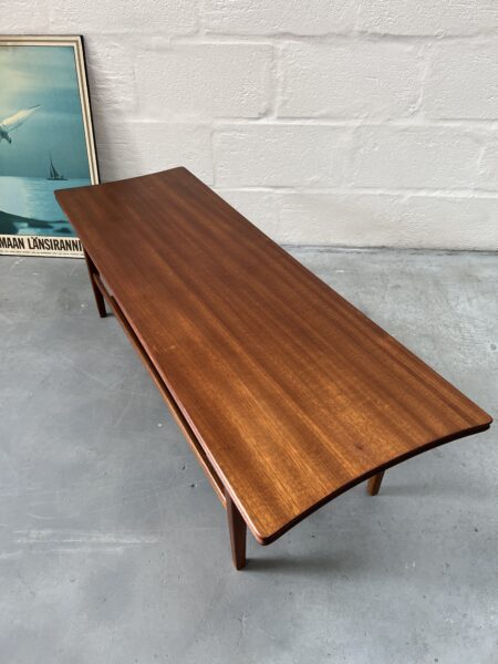 Vintage Afromosia Richard Hornby Two-Tier Coffee Table 