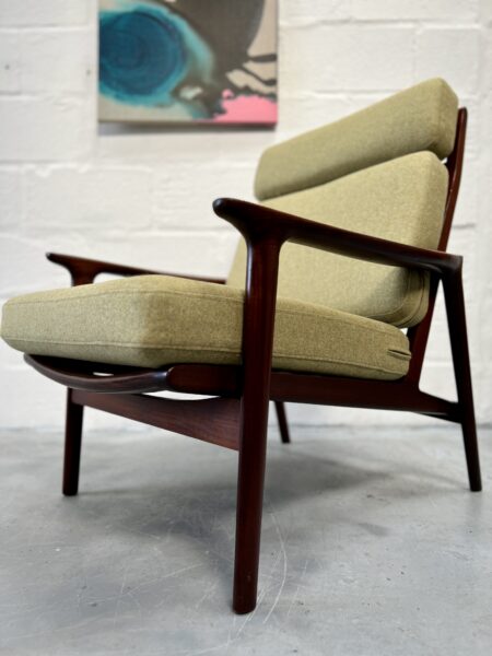 Vintage Pair of 1960s Afromosia Guy Rogers Armchairs, 'New Yorker'