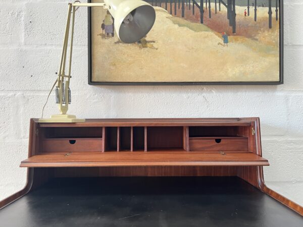 Vintage Mid Century Teak Richard Hornby Writing Desk / Bureau