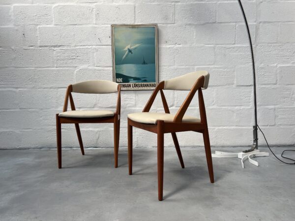 Pair of Kai Kristiansen Chairs, Model 31 Danish 1960s