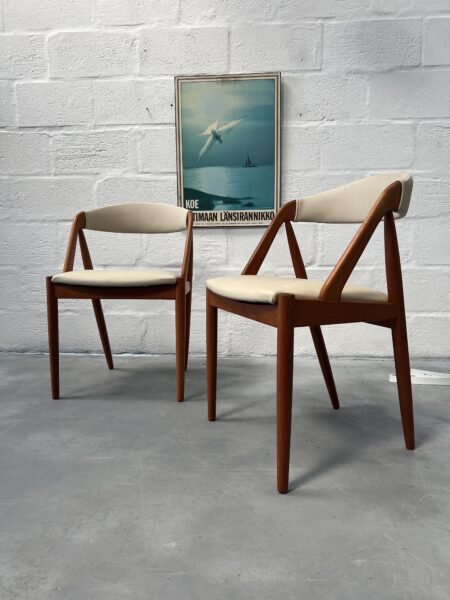 Pair of Kai Kristiansen Chairs, Model 31 Danish 1960s