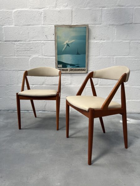 Pair of Kai Kristiansen Chairs, Model 31 Danish 1960s