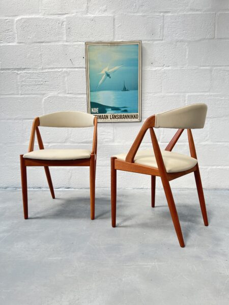 Pair of Kai Kristiansen Chairs, Model 31 Danish 1960s