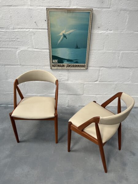 Pair of Kai Kristiansen Chairs, Model 31 Danish 1960s