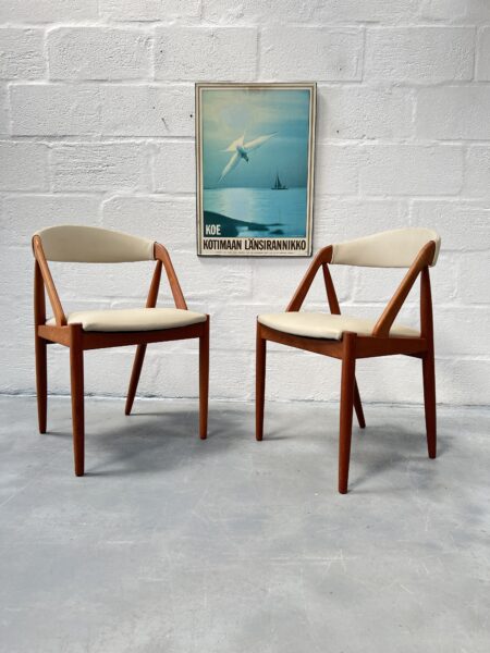 Pair of Kai Kristiansen Chairs, Model 31 Danish 1960s