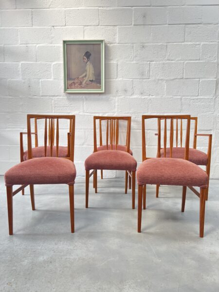 1950s Extending Dining Table & 6 Chairs by Gordon Russell