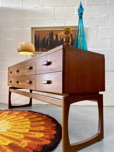 Mid Century 1960s G Plan 'Quadrille' Dressing Chest 