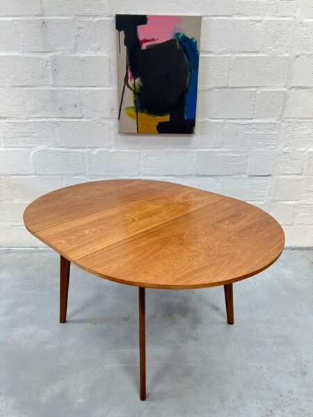 Mid Century Dining Table and 4 Chairs for Mahjongg, Vlaardingen